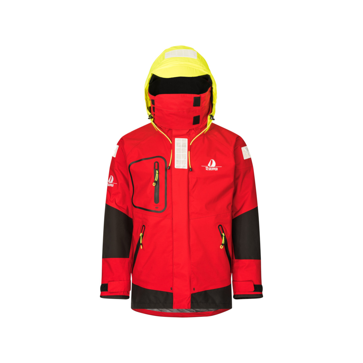 DEAL: 12skipper Magellan Offshore Set Unisex - Jacke rot XXL, Hose schwarz XL