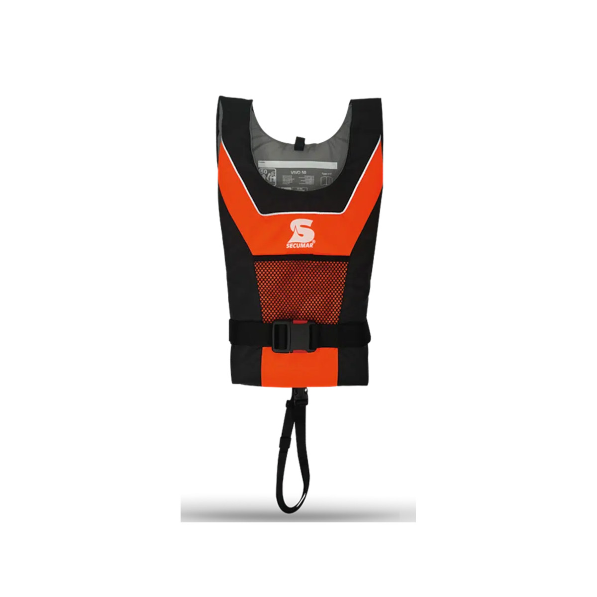 Secumar VIVO Schwimmhilfe 50N >40 kg orange/schwarz/grau