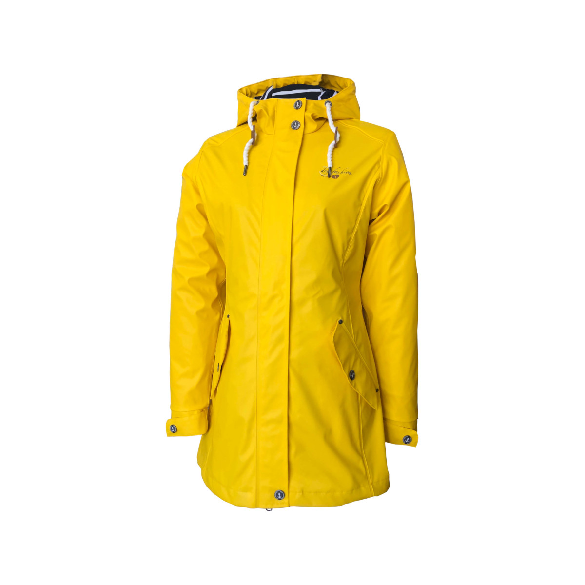 Dry Fashion Kiel Regenmantel Damen gelb, Größe 44