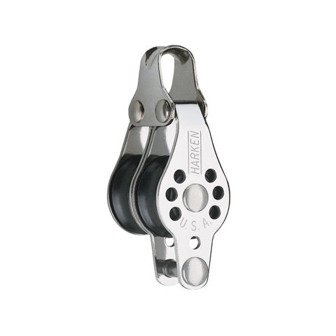 Harken Micro Block 22mm - zweischeibig mit Hundsfott