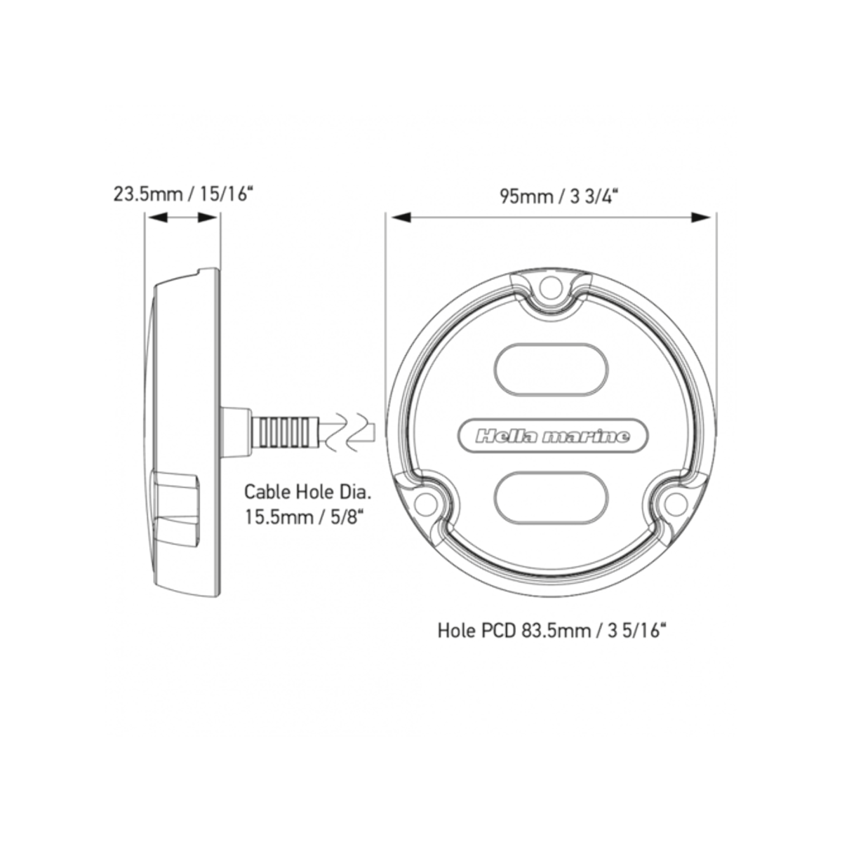 Apelo A2 RGB Aluminium, anthrazit