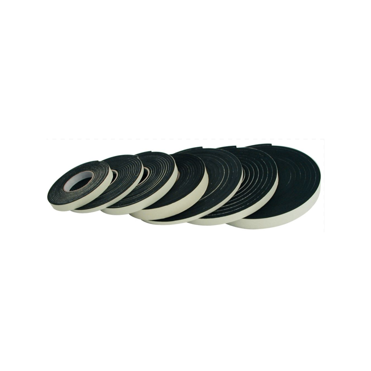Crosseven EVA- Schaumstoffklebeband 5m x 20mm x 10mm, schwarz