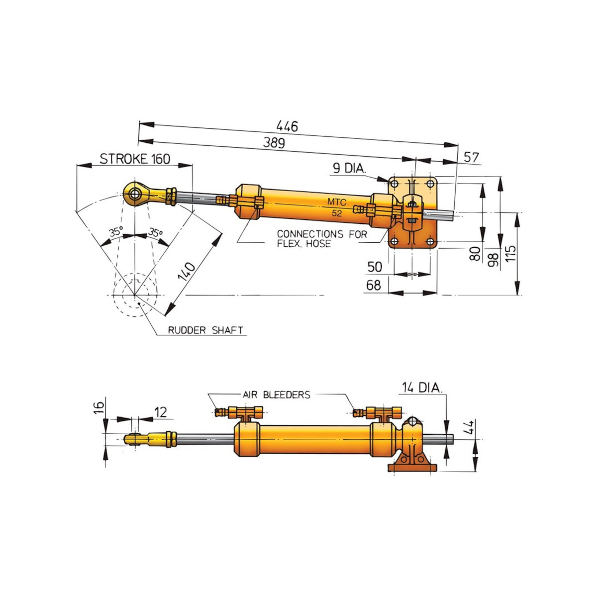 Vetus Zylinder MTC52