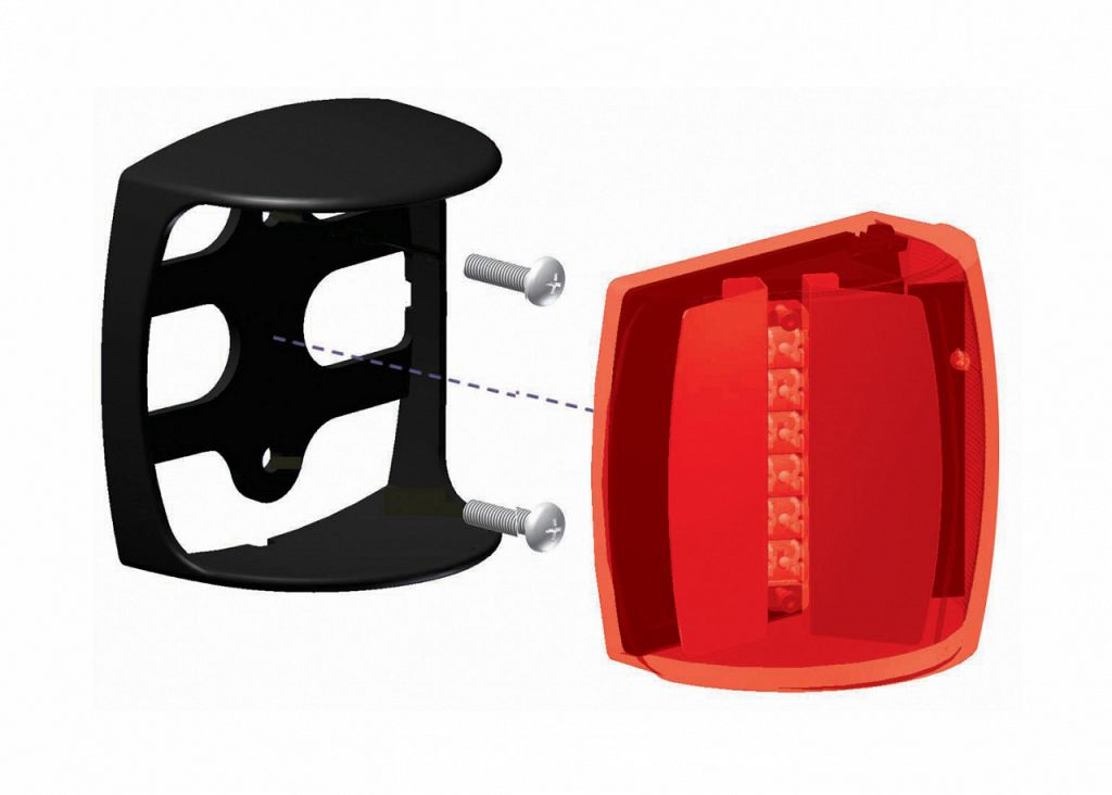 Hella Marine NaviLED PRO Zweifarbenlaterne BSH - Gehäusefarbe schwarz