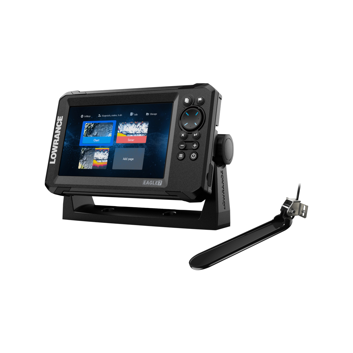 Lowrance Eagle 7 Kartenplotter inkl. TripleShot HD-Geber