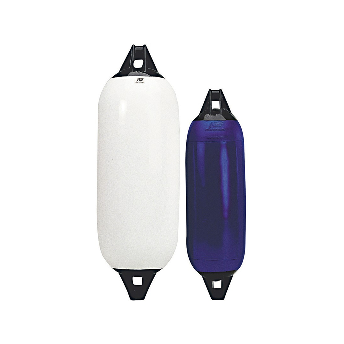 Plastimo Langfender, Weiß/Schwarz, 17x58cm