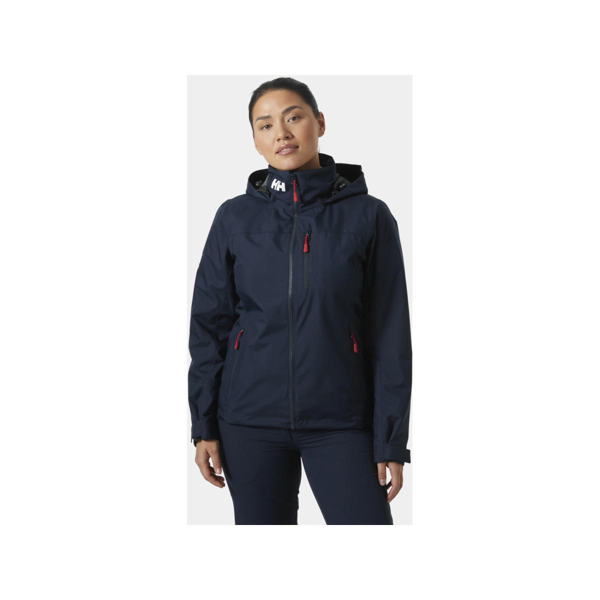Helly Hansen Crew Hooded Midlayer Segeljacke 2.0 Damen marineblau, Größe L