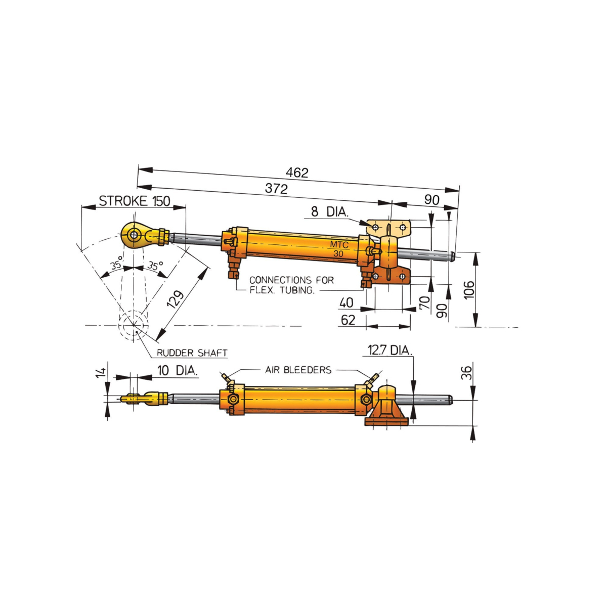 Vetus Zylinder MTC30