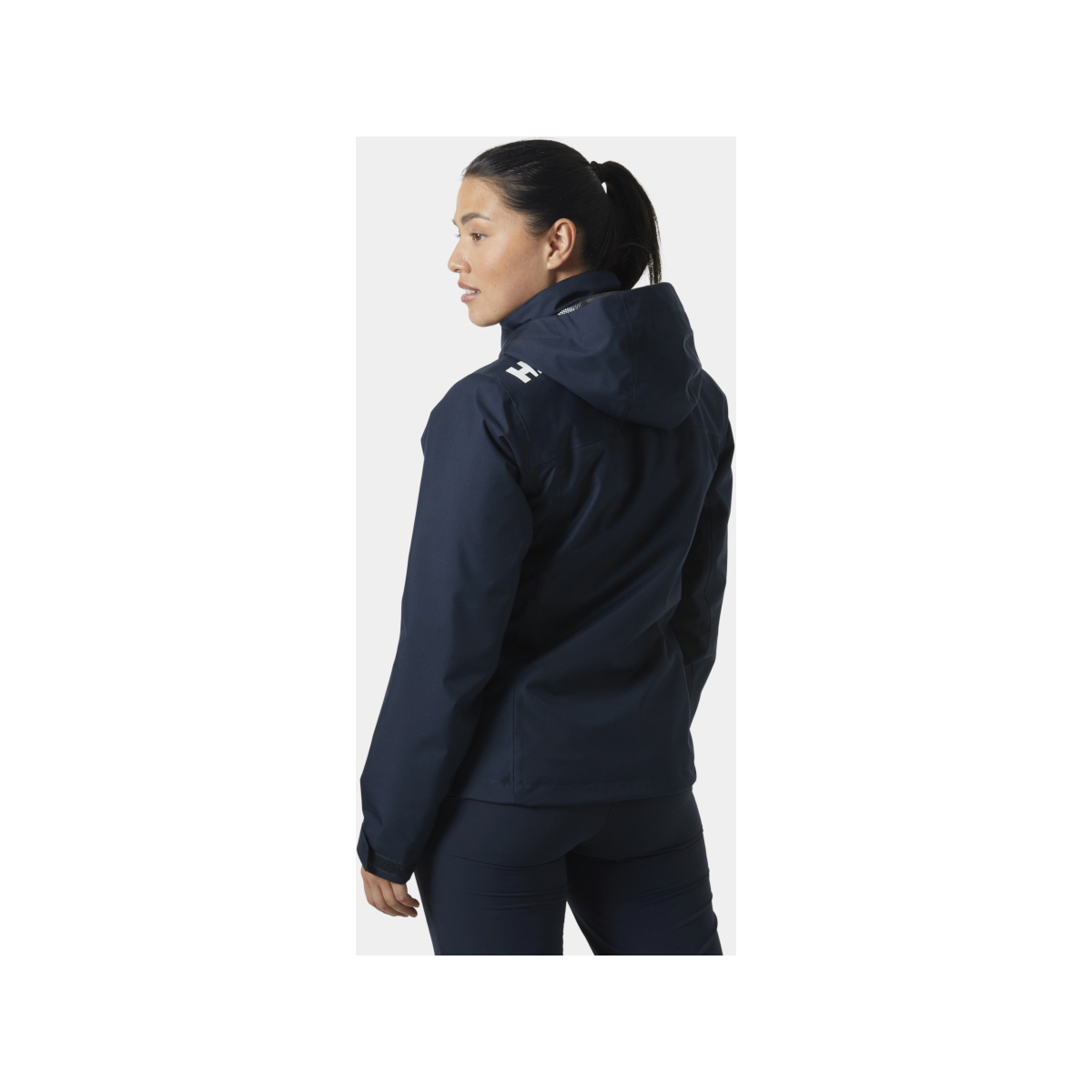 Helly Hansen Crew Hooded Midlayer Segeljacke 2.0 Damen marineblau, Größe L