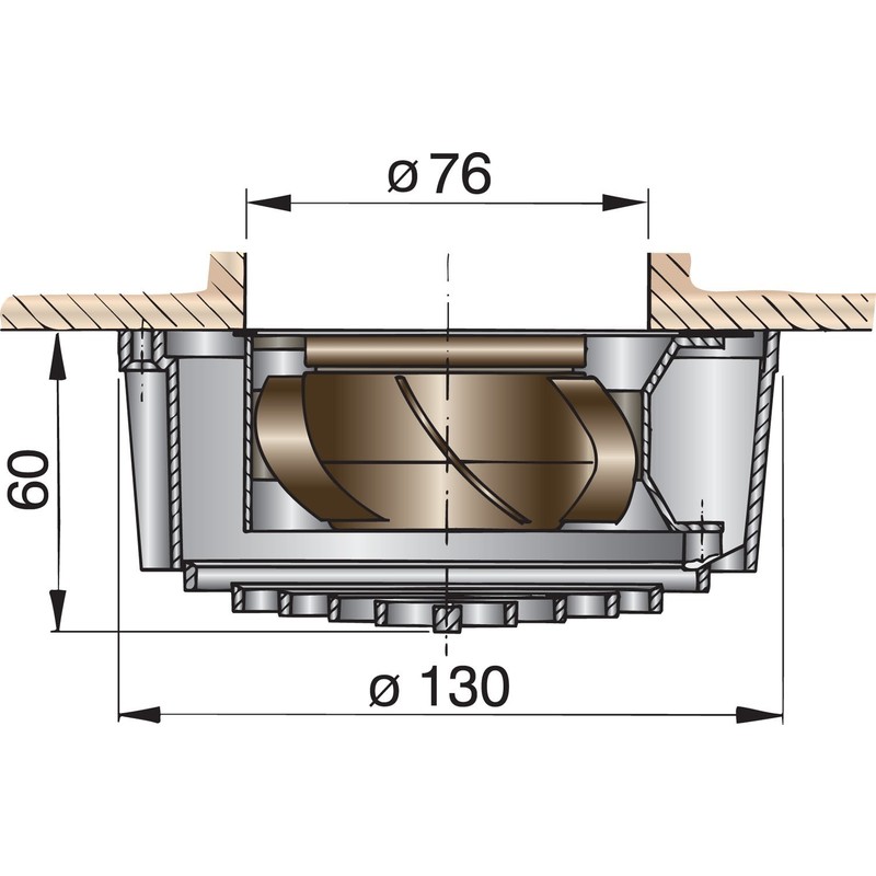 Vetus Elektrischer Ventilator FAN, 12V