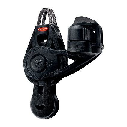 Ronstan Orbit Block Serie 55 BB - Violinblock mit Looptop und Klemme