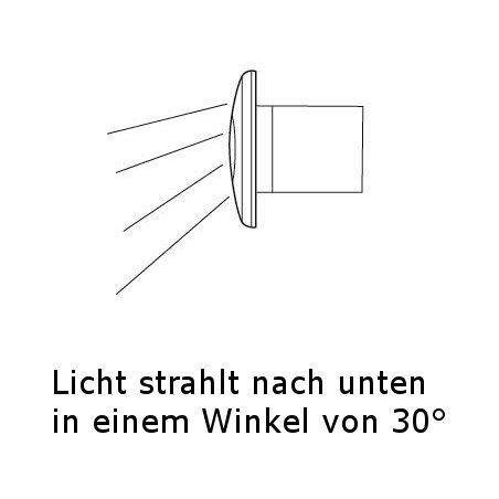 Hella Marine Serie 9680 LED Stufenleuchte - Lichtfarbe weiß, Gehäuse Edelstahl poliert