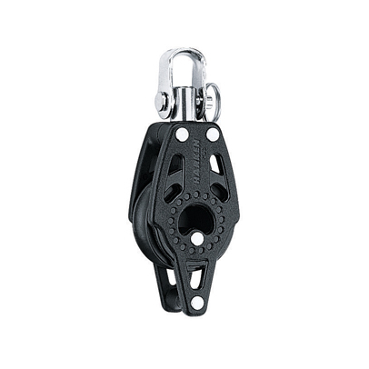 Harken 29mm Carbo Block - einscheibig mit Wirbelschäkel und Hundsfott