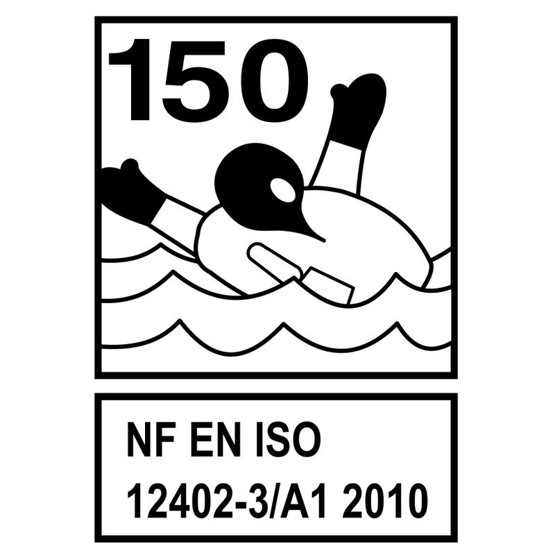 Plastimo Rettungsweste New Pilot 165, Schwarz, manuell