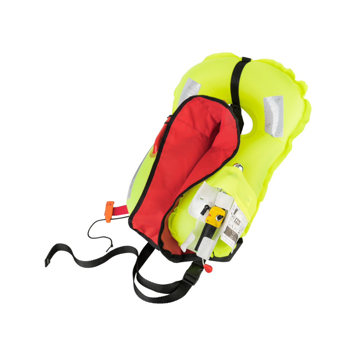 2er-Set 12skipper Automatik-Rettungsweste 300N ISO mit Harness, rot inkl. 2 Wartungskits