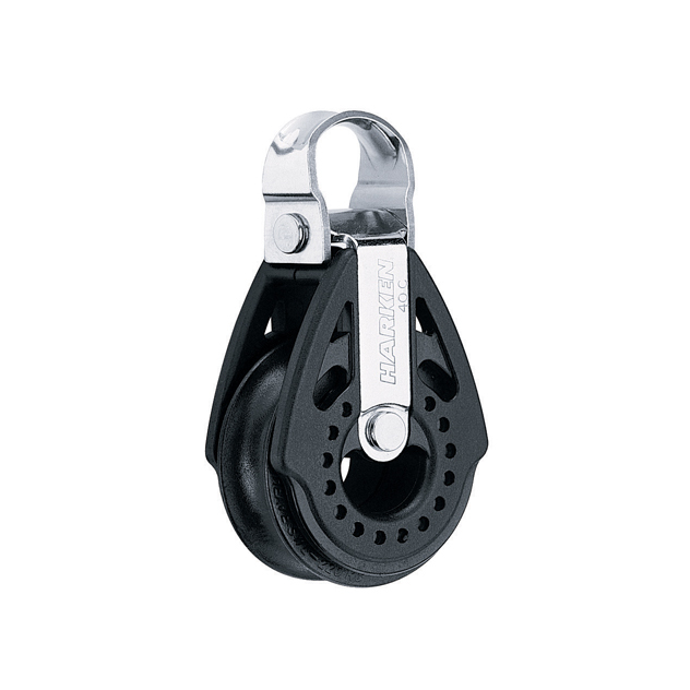 Harken 40mm Carbo Block - einscheibig mit Bügel, 90° bewegbar