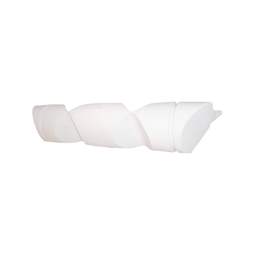 Majoni Winkelstegfender, Länge 100cm, Durchmesser 19cm - weiß