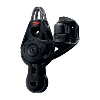 Ronstan Orbit Block Serie 40 BB - Violinblock mit Looptop und Klemme