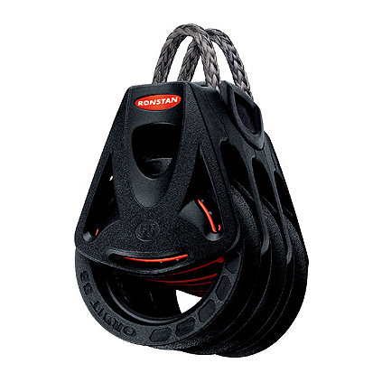 Ronstan Orbit Block Serie 55 BB - dreischeibig mit Looptop