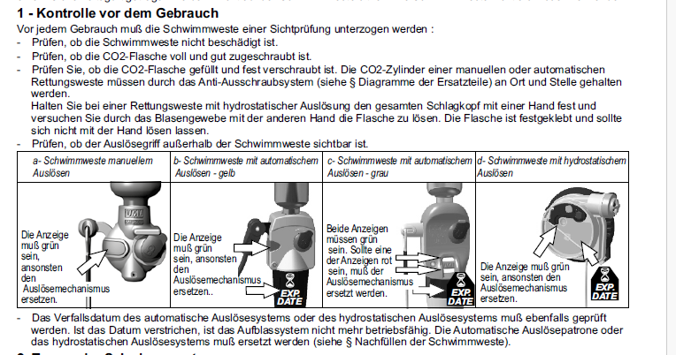 2er-Set 12skipper Automatik-Rettungsweste 165N ISO, schwarz