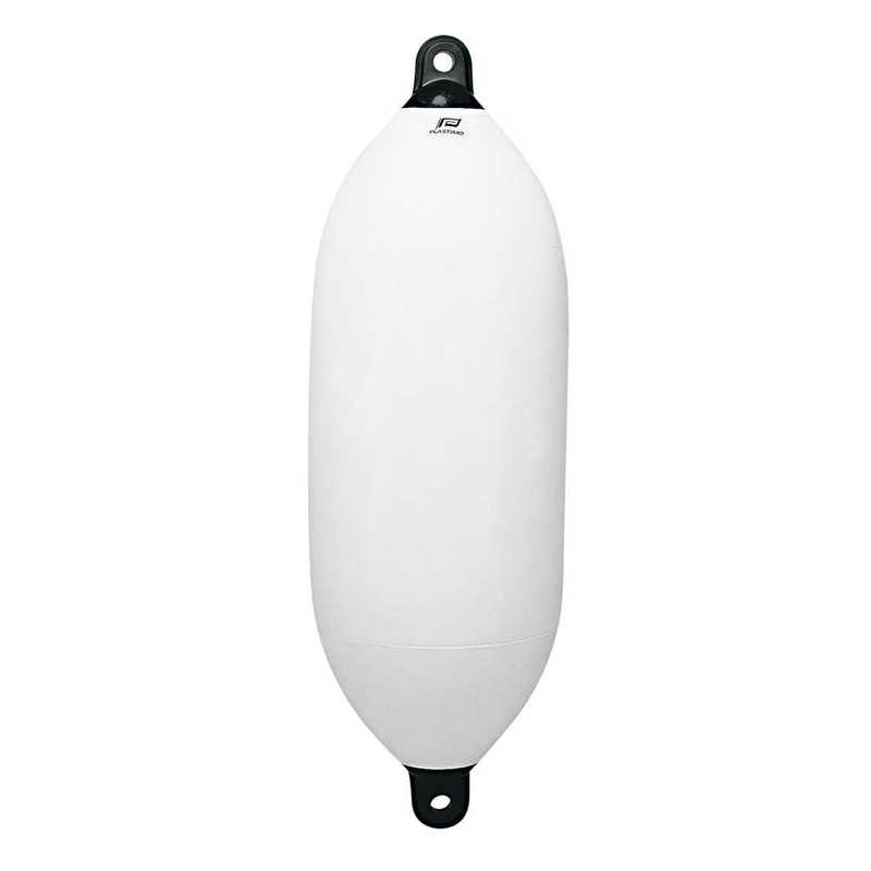Plastimo Langfender, Weiss/Schwarz, 35x110cm
