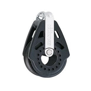 Harken 40mm Carbo Block - einscheibig mit festem Bügel