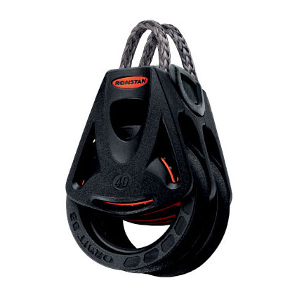Ronstan Orbit Block Serie 40 BB - zweischeibig mit Looptop