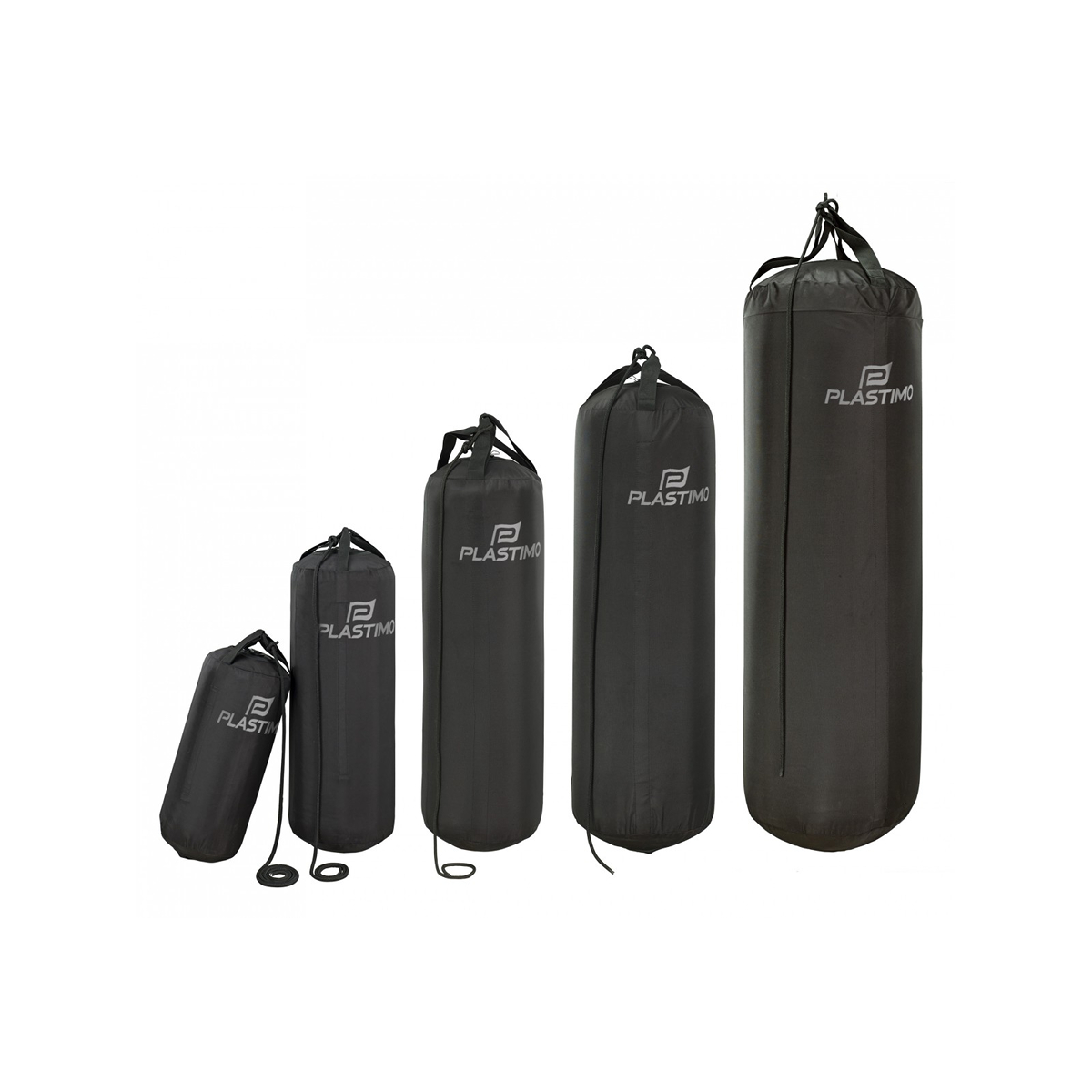 Plastimo Fender, Schwarz, 50x150 Cm