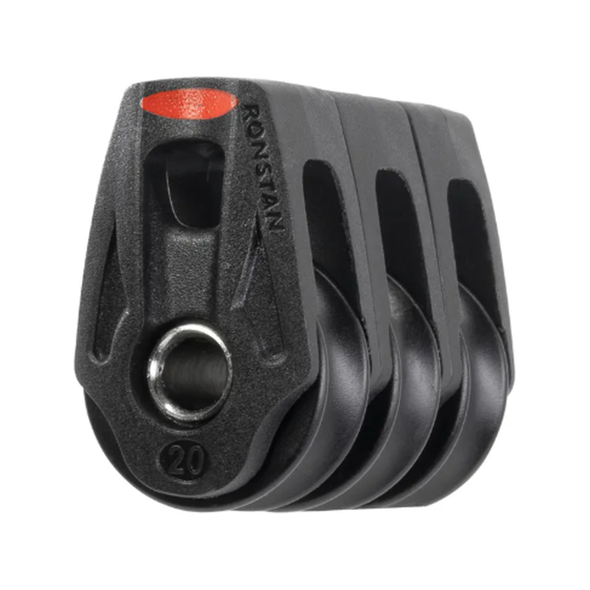 Ronstan S20 BB Orbit Block,Triple,Becket,Lashing