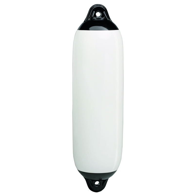 Plastimo Langfender, Weiss/Schwarz, 25x85cm