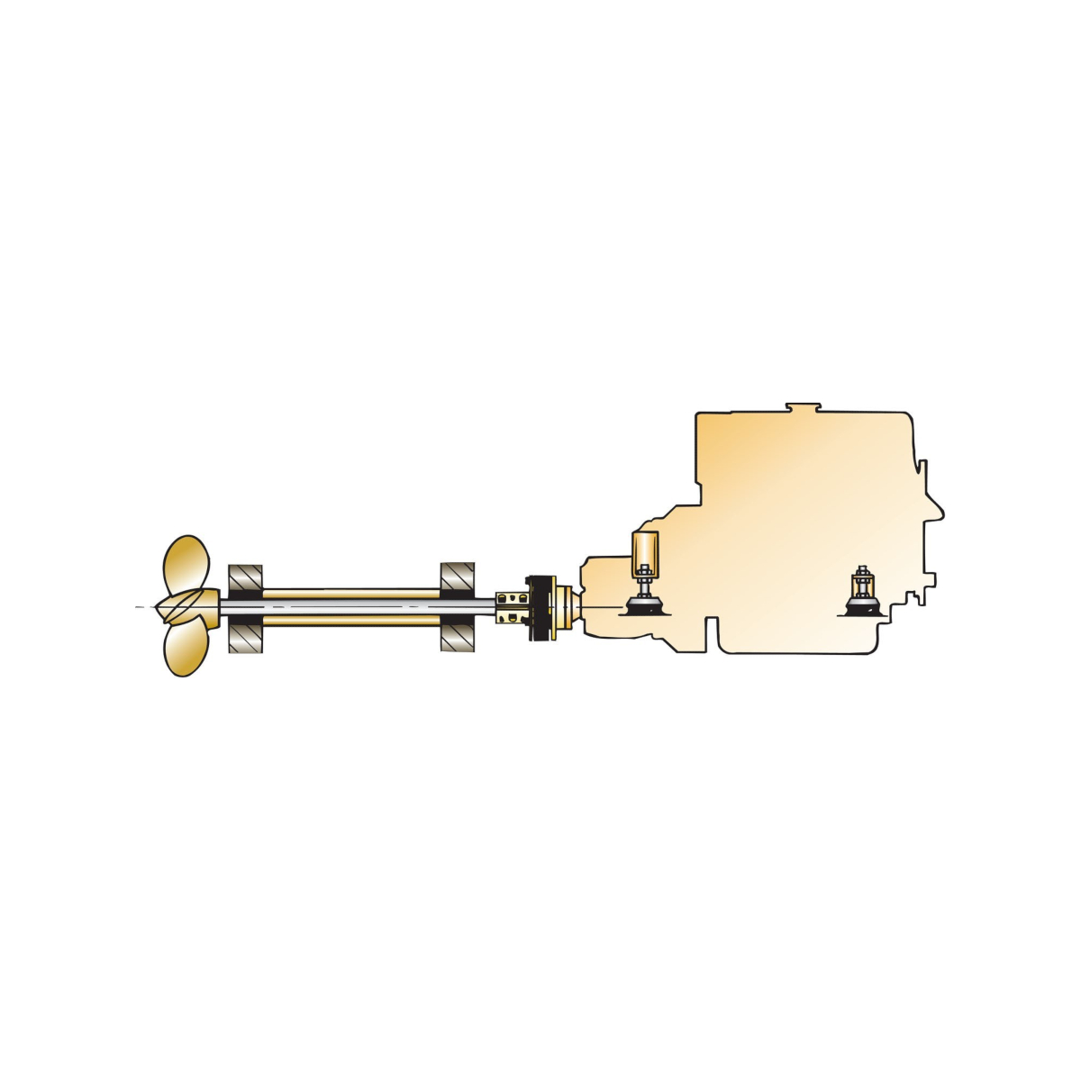Vetus Flexible Kupplung BULLFLEX4 für 30mm Welle