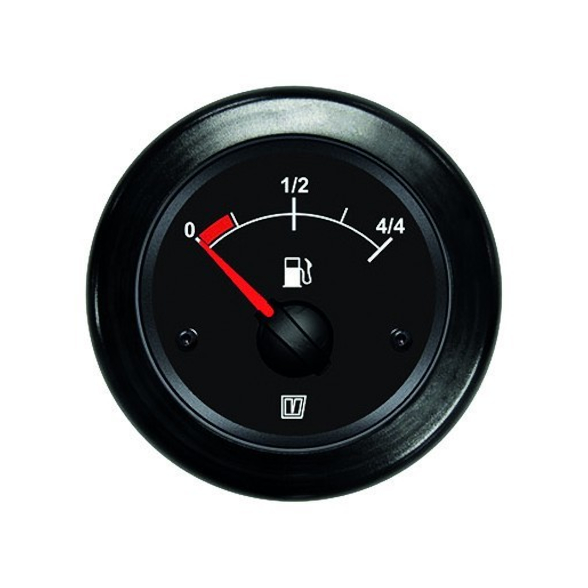 Vetus Treibstoff-Anzeige 12/24V schwarz