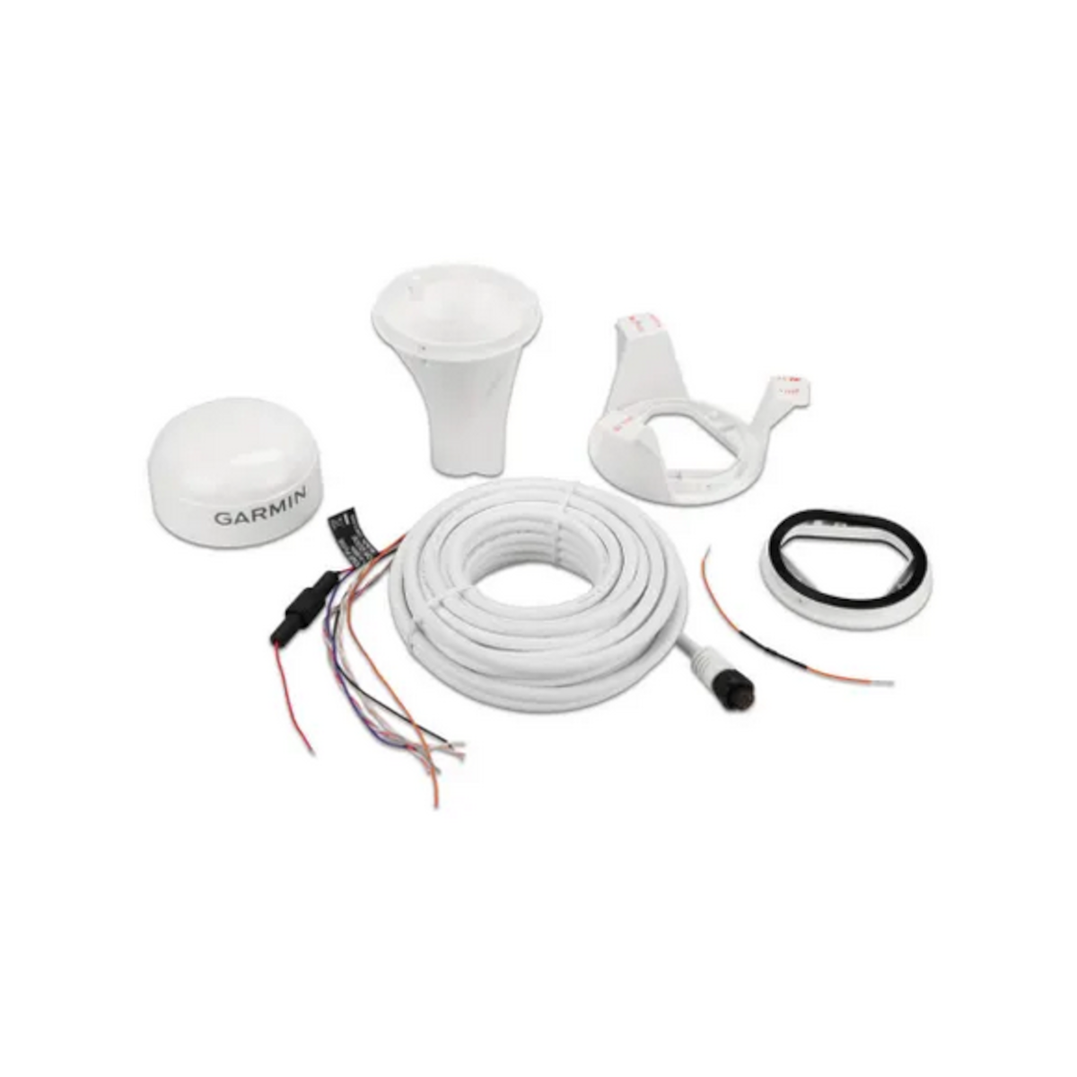 Garmin GPS 24xd HVS NMEA 0183 Positionsempfänger mit Antenne, weiß