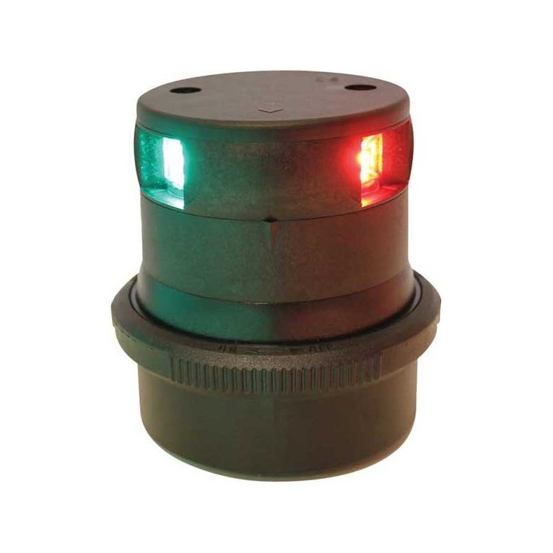 Aqua Signal Serie 34 Dreifarbenlaterne LED BSH - Gehäusefarbe schwarz