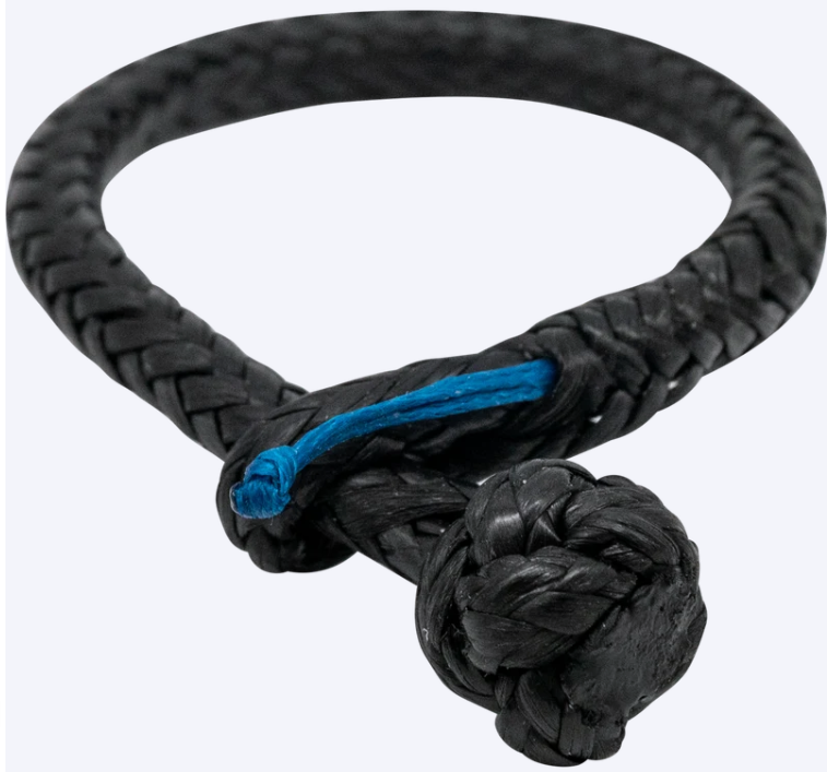 Sprenger Tauwerkschäkel, einfach, schwarz, 6mm
