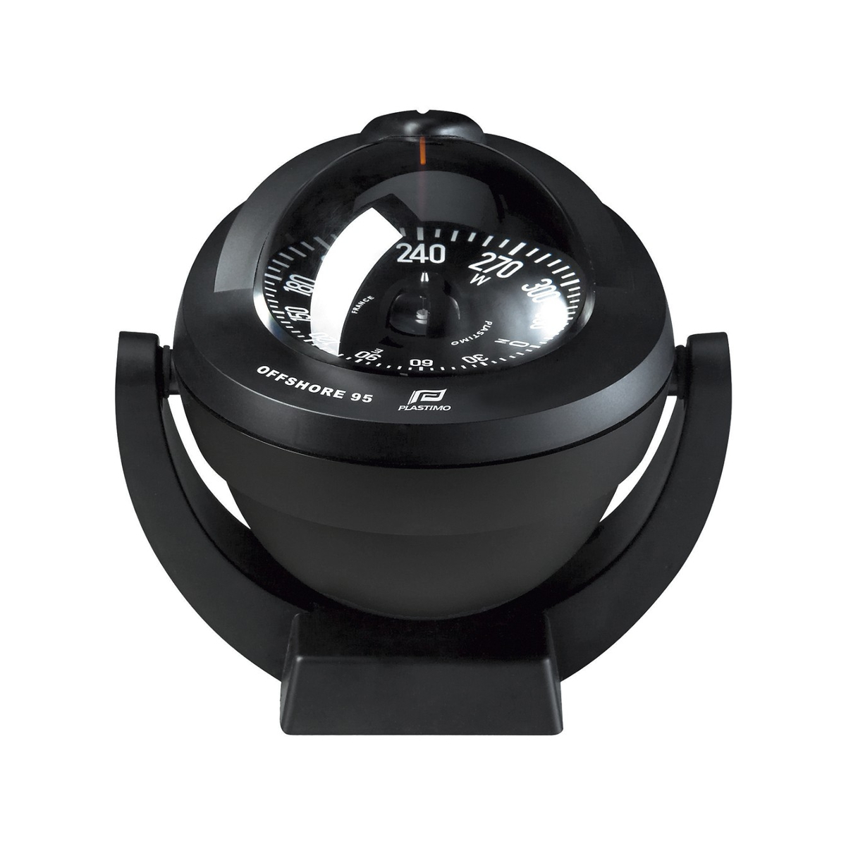 Plastimo Kompass Offshore 95 Schwarz, Konische Karte Schwarz