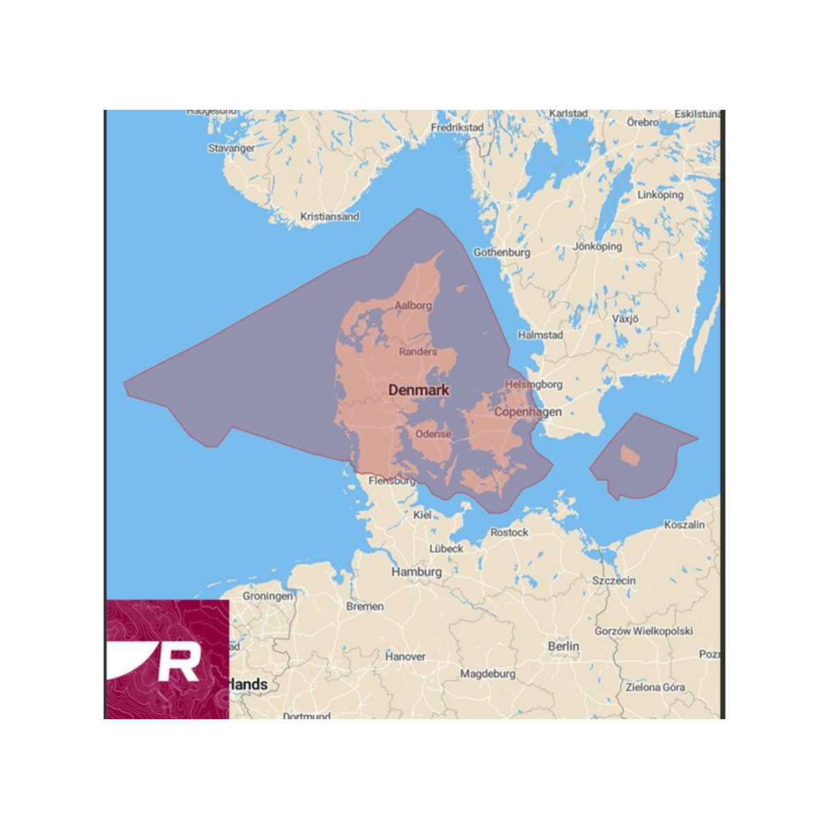Raymarine Lighthouse Seekarte Dänemark