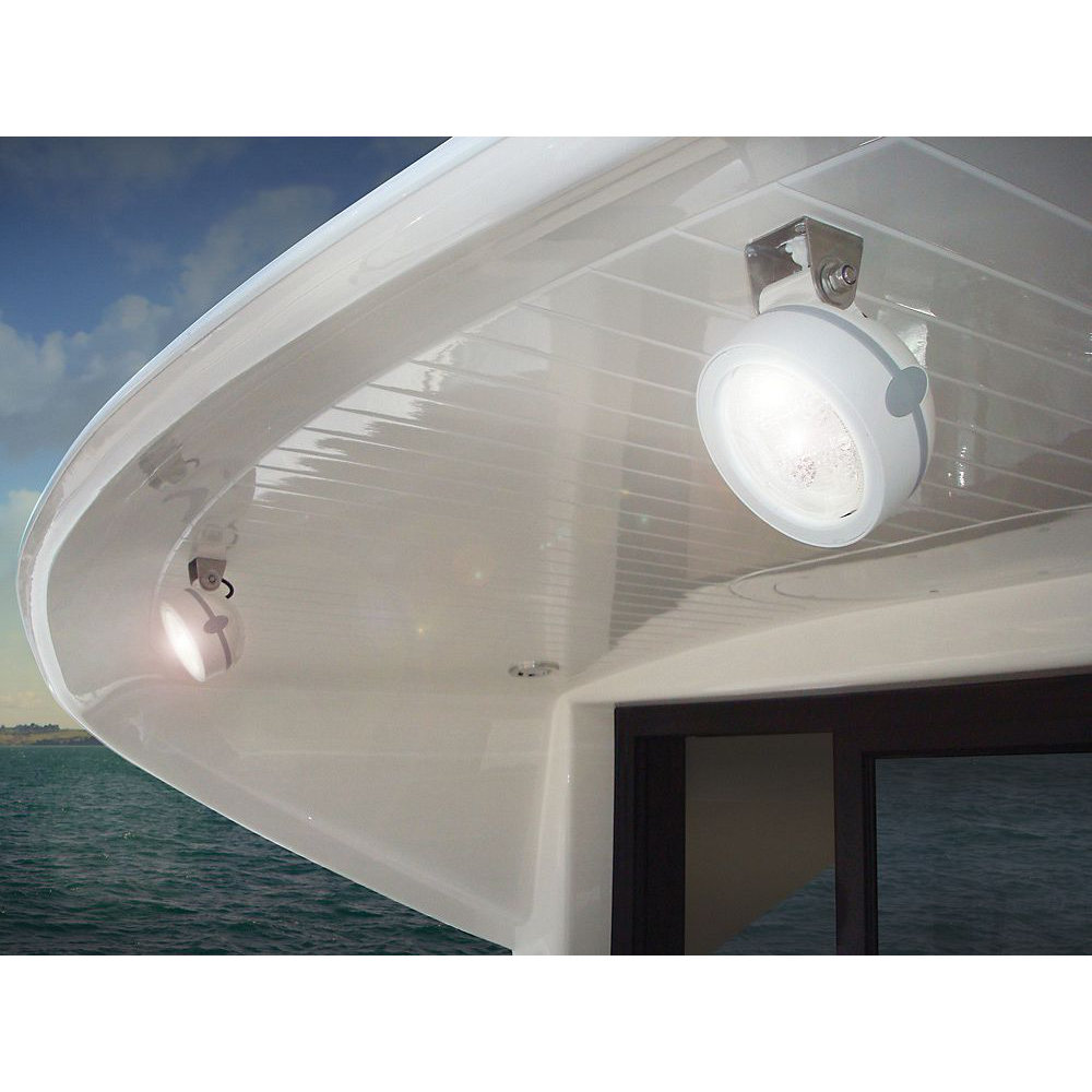 Hella Marine Serie 6136 LED Mega Beam Deckscheinwerfer - Gehäusefarbe weiß