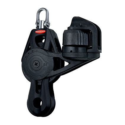 Ronstan Orbit Block Serie 55 BB - Violinblock mit Wirbelschäkel und Klemme