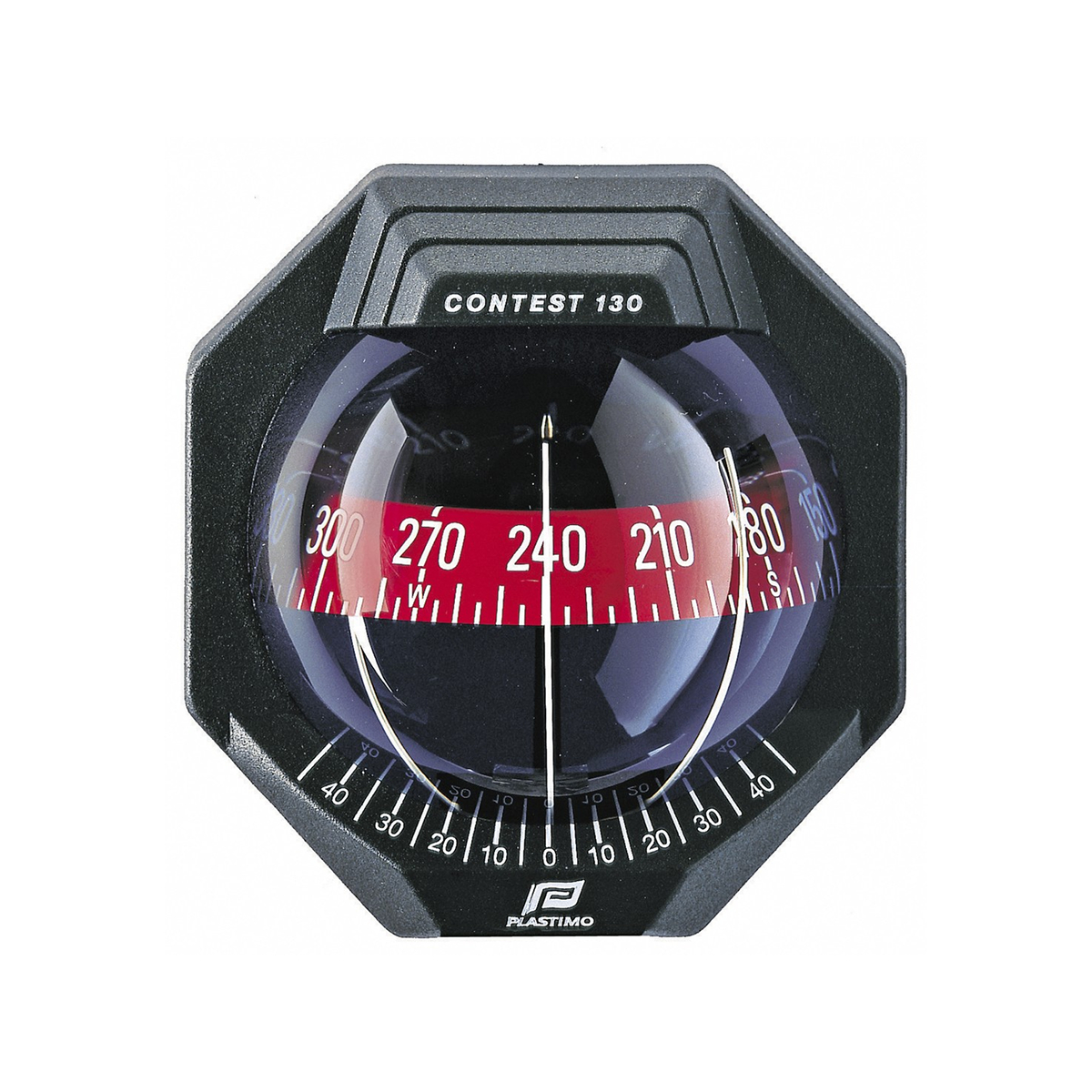 Plastimo Contest 130 Kompass Schwarz, 15 Grad Z/A